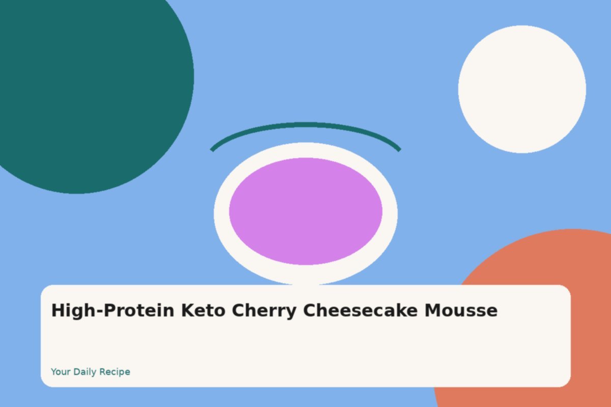 High-Protein Keto Raspberry Cheesecake