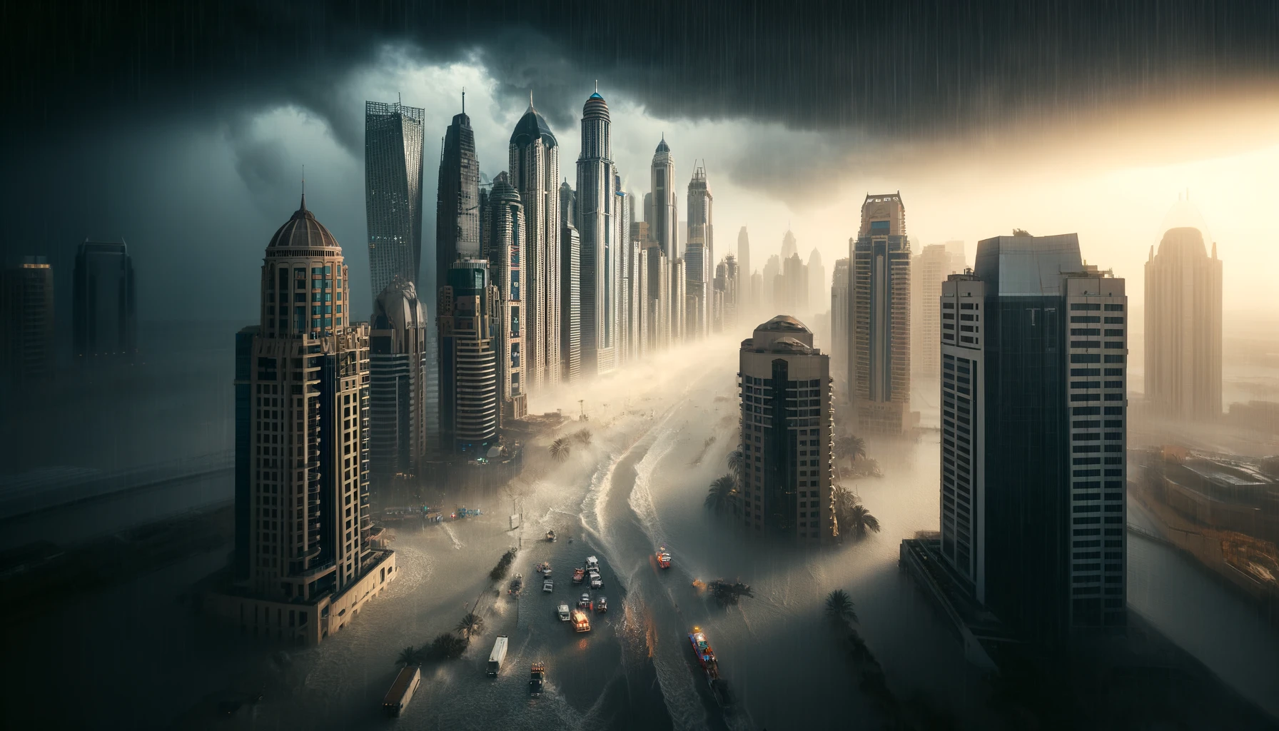 Major Thunderstorms Cause Unprecedented Flooding in Dubai