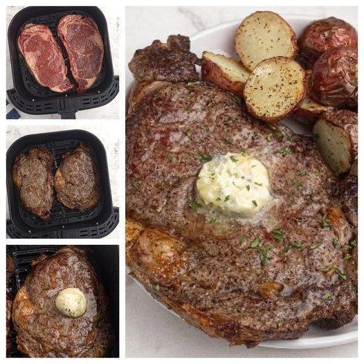 Air Fryer Ribeye Steak