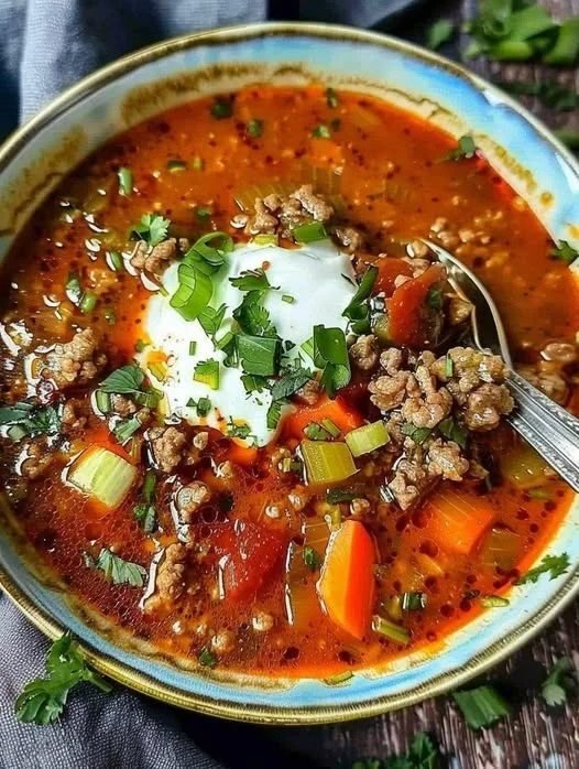 Cheesy Keto Taco Soup