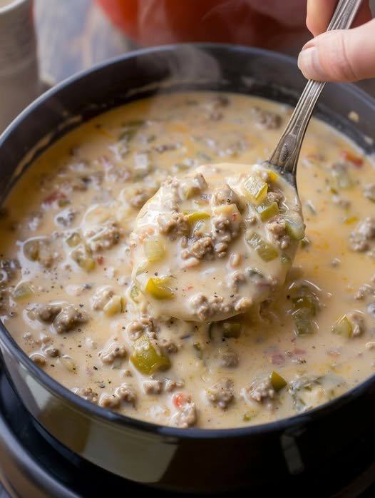 Keto Cheeseburger Soup