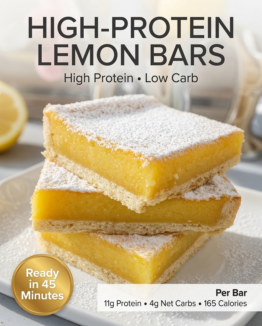 High-Protein Lemon Bars