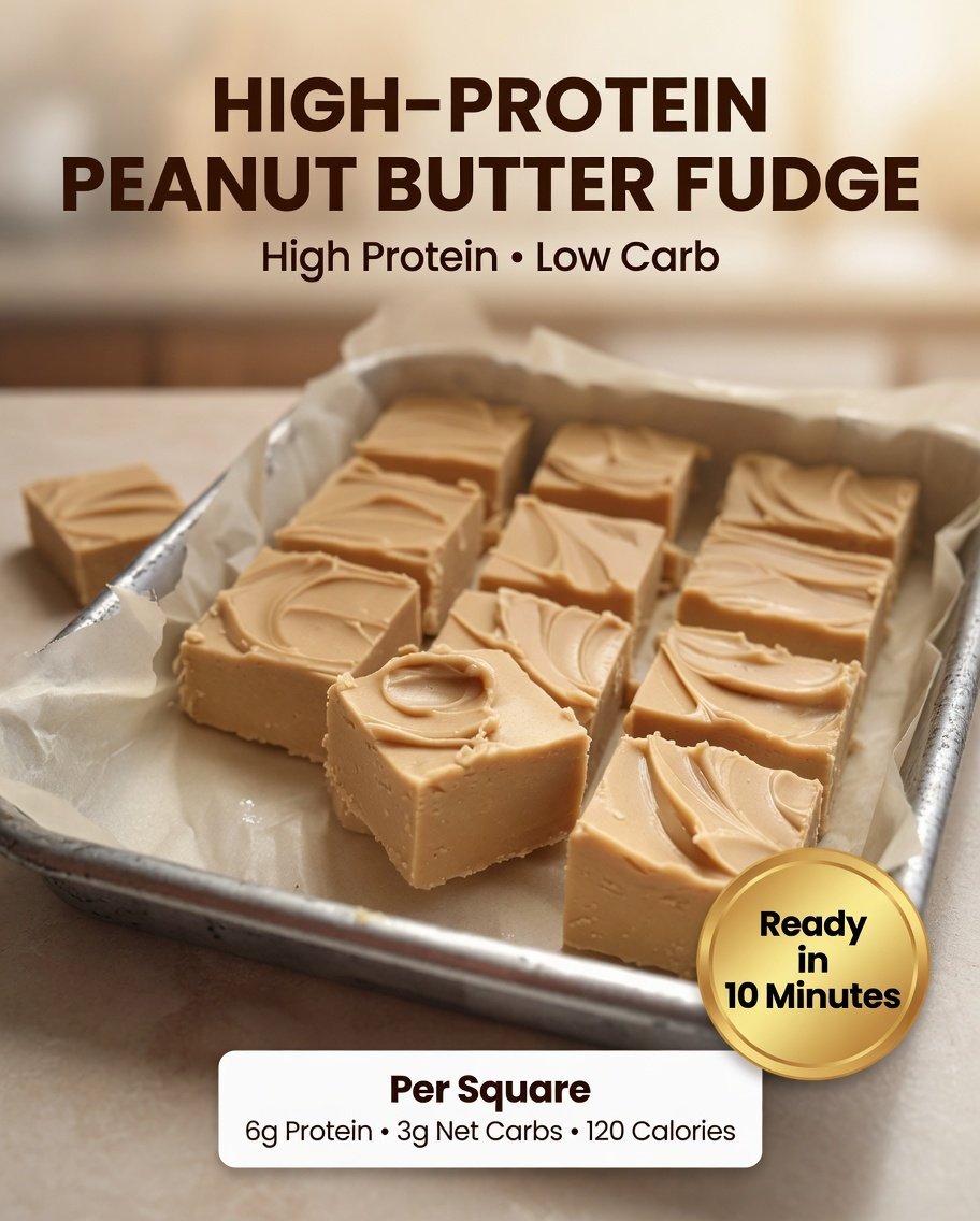 High-Protein Peanut Butter Fudge