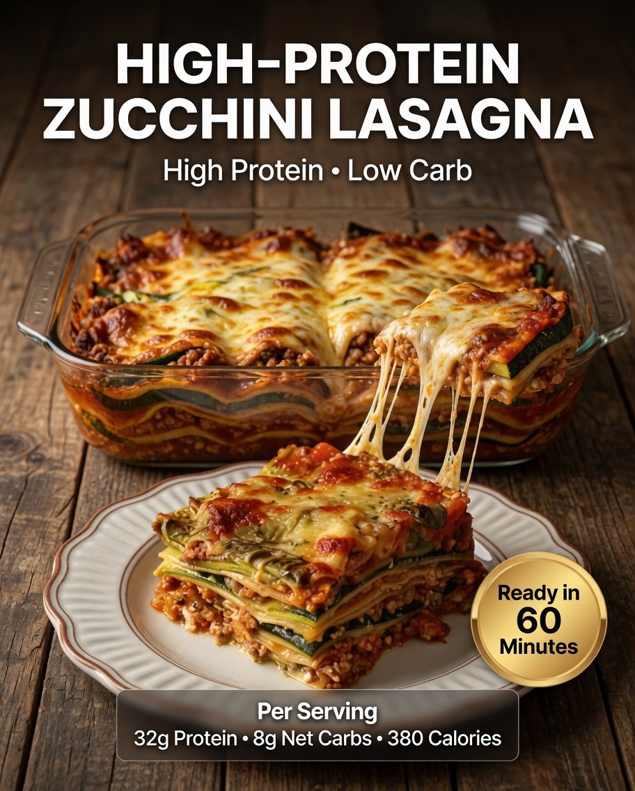 High-Protein Zucchini Lasagna