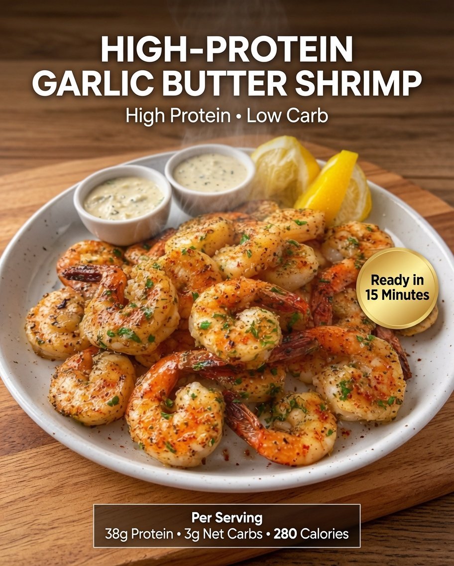 High-Protein Garlic Butter Shrimp