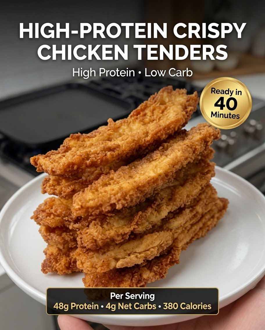 High-Protein Crispy Chicken Tenders