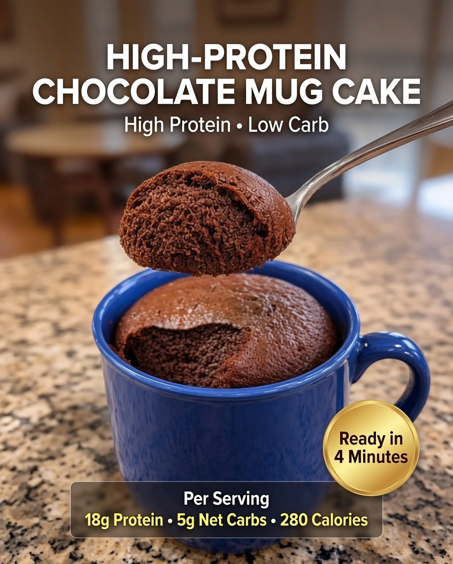 High-Protein Chocolate Mug Cake