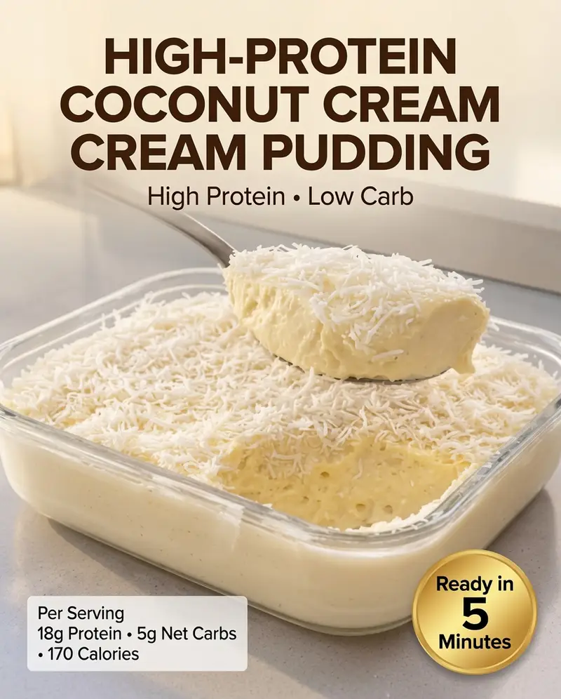 High-Protein Coconut Cream Pudding