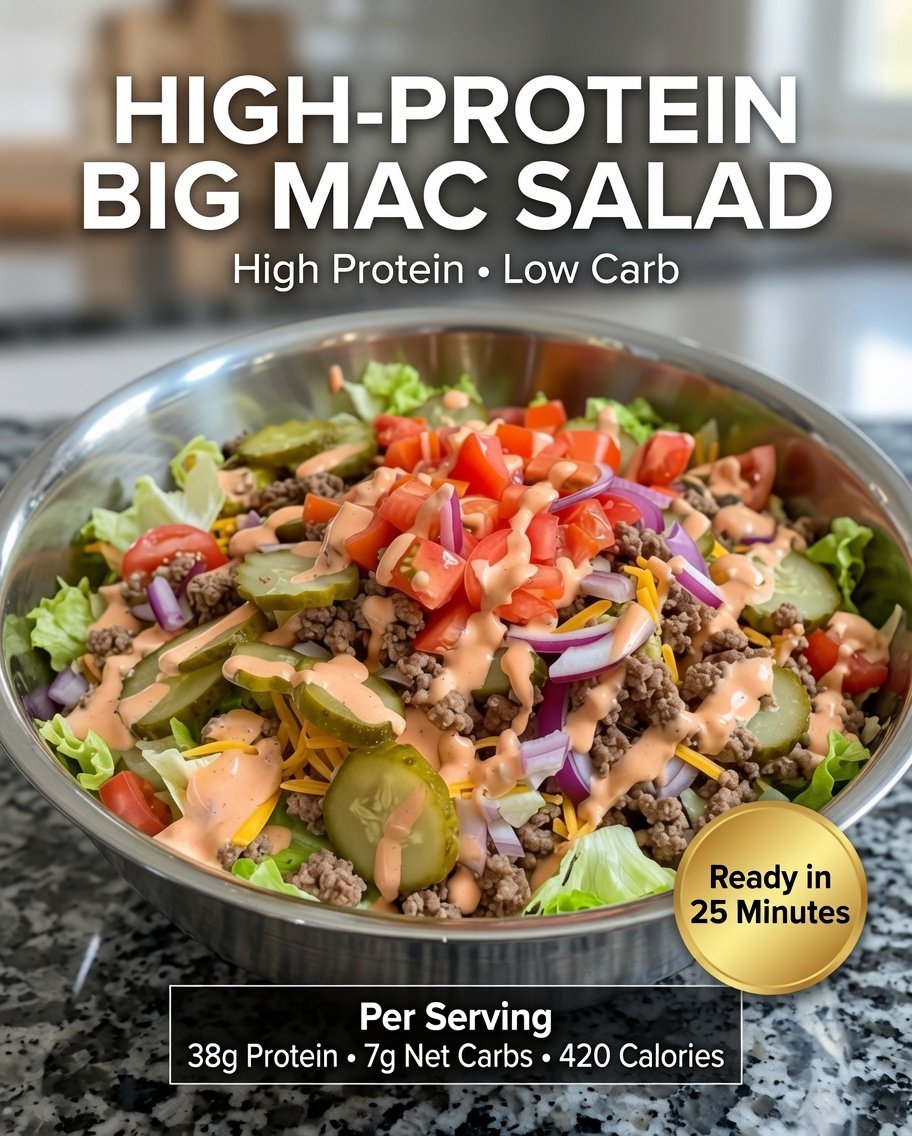 High-Protein Big Mac Salad