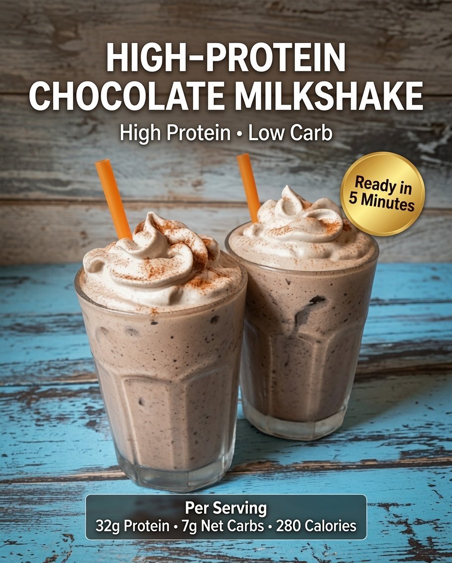 High-Protein Chocolate Milkshake