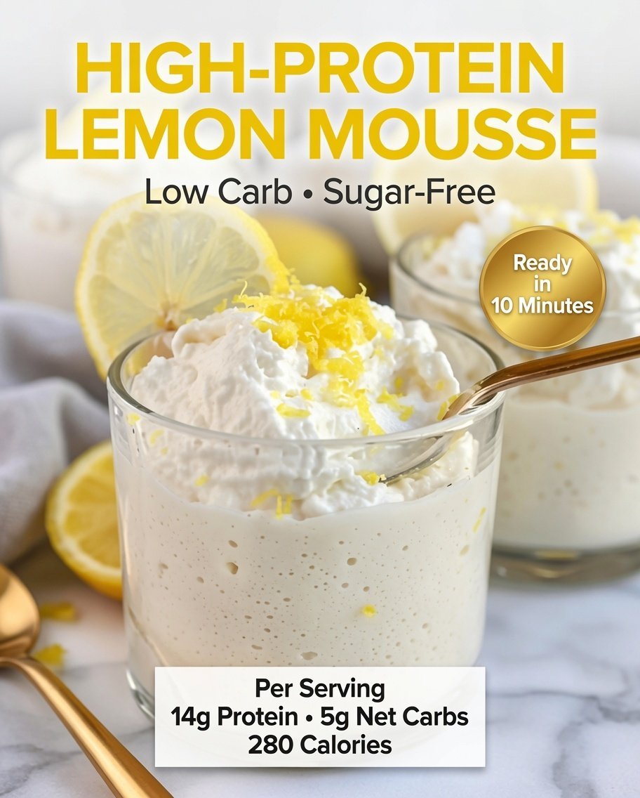 High-Protein Lemon Mousse