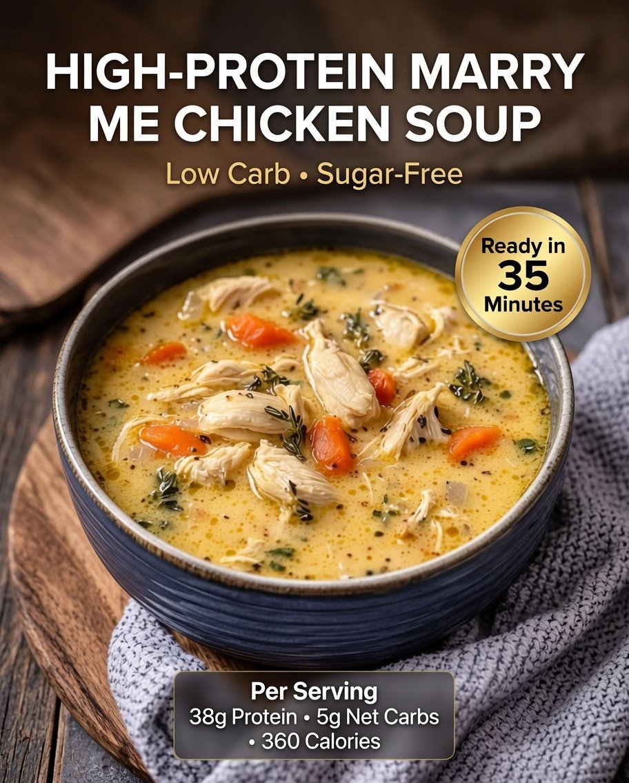 High-Protein Marry Me Chicken Soup