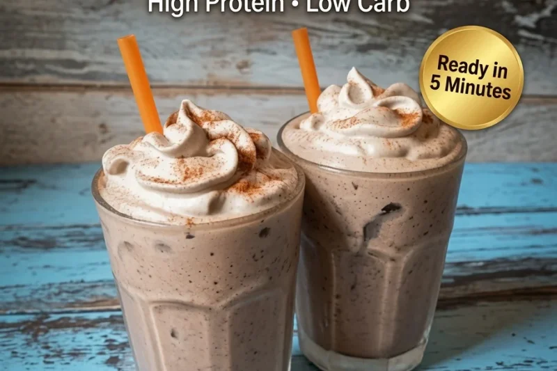 High-Protein Chocolate Milkshake
