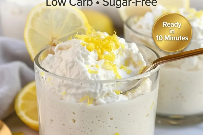 High-Protein Lemon Mousse