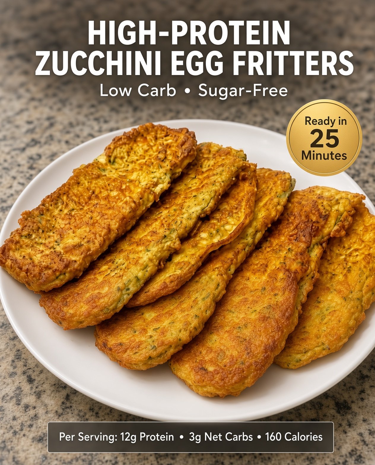 High-Protein Zucchini Egg Fritters